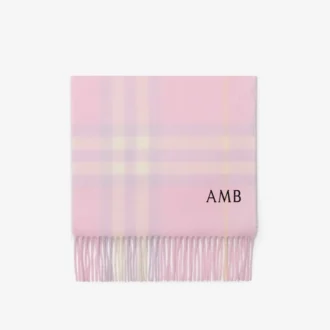 Check Cashmere Scarf