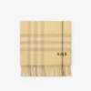 Check Cashmere Scarf