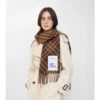 Check Cashmere Scarf