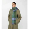 Check Cashmere Scarf