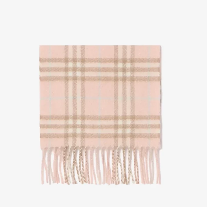 Check Cashmere Scarf
