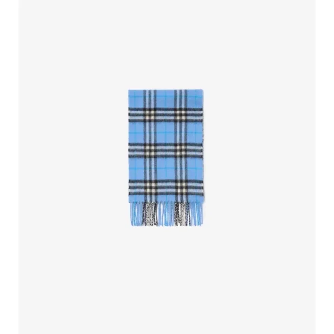 Check Cashmere Scarf