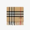 Check Cashmere Scarf