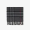 Check Cashmere Scarf