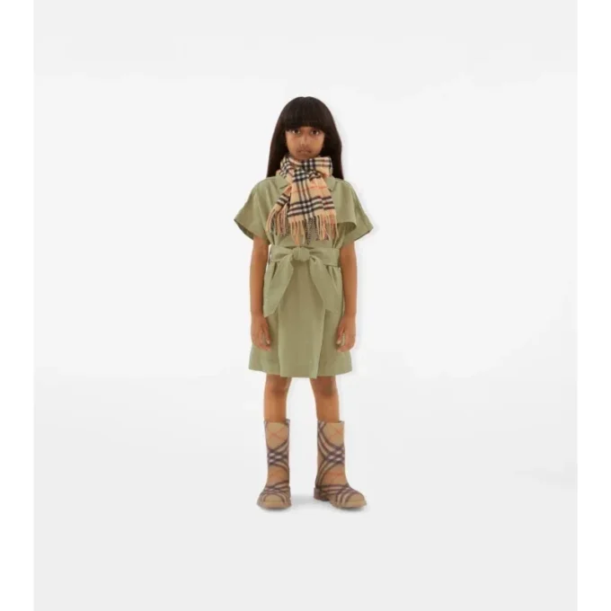Check Cashmere Scarf
