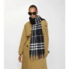 Check Cashmere Scarf