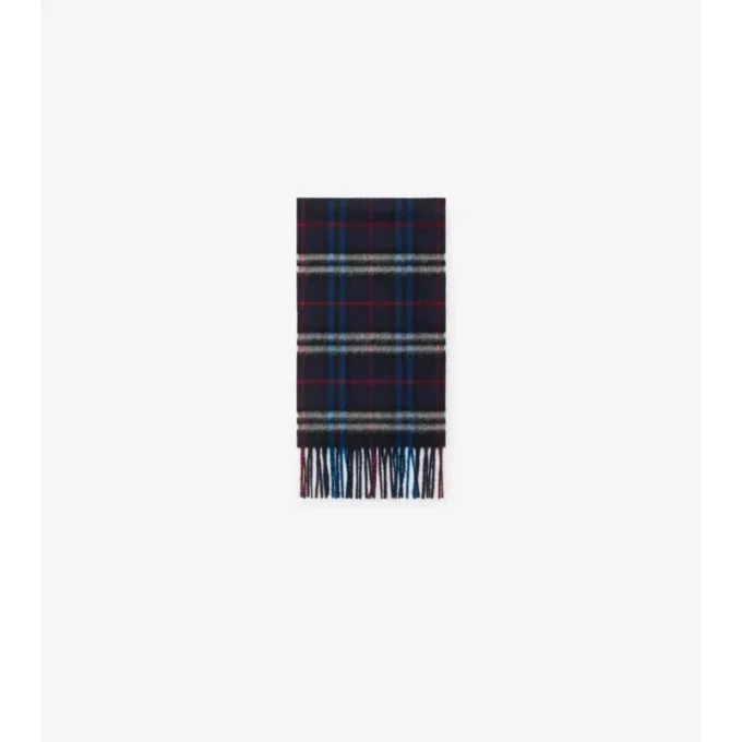 Check Cashmere Scarf