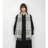 Check Cashmere Scarf
