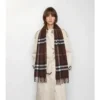 Check Cashmere Scarf