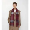 Check Cashmere Scarf