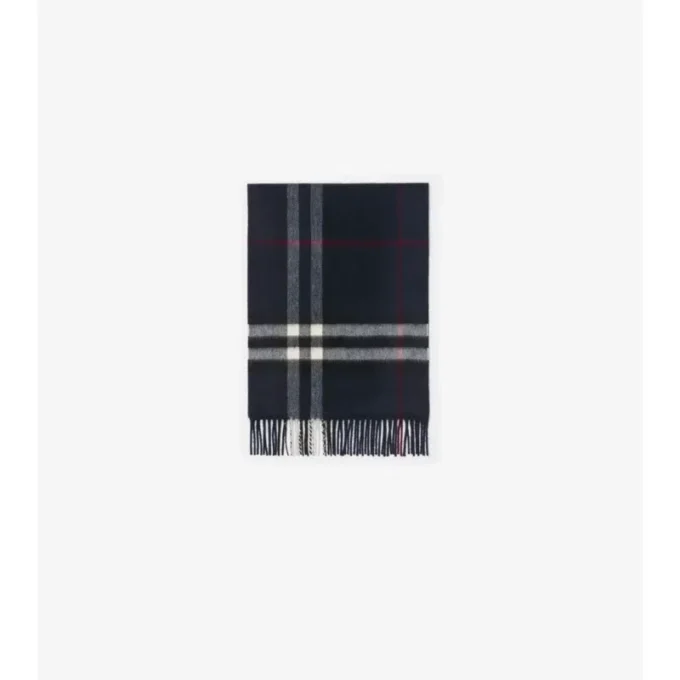 Check Cashmere Scarf