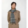 Check Cashmere Scarf