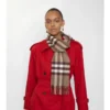 Check Cashmere Scarf