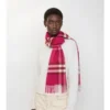 Check Cashmere Scarf