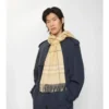 Check Cashmere Scarf