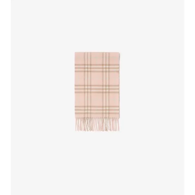 Check Cashmere Scarf