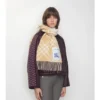 Check Cashmere Scarf