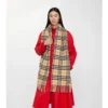 Check Cashmere Scarf