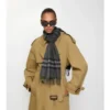 Check Cashmere Scarf