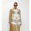Check Cashmere Scarf