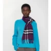 Check Cashmere Scarf