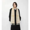 Check Cashmere Scarf