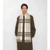 Check Cashmere Scarf