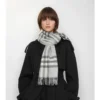 Check Cashmere Scarf