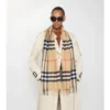 Check Cashmere Scarf