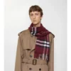 Check Cashmere Scarf