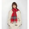 Check Cashmere Scarf