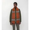 Check Cashmere Scarf