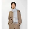 Check Cashmere Scarf