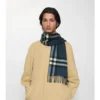 Check Cashmere Scarf