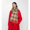 Check Cashmere Scarf