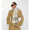 Check Cashmere Scarf