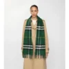 Check Cashmere Scarf