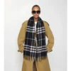 Check Cashmere Scarf