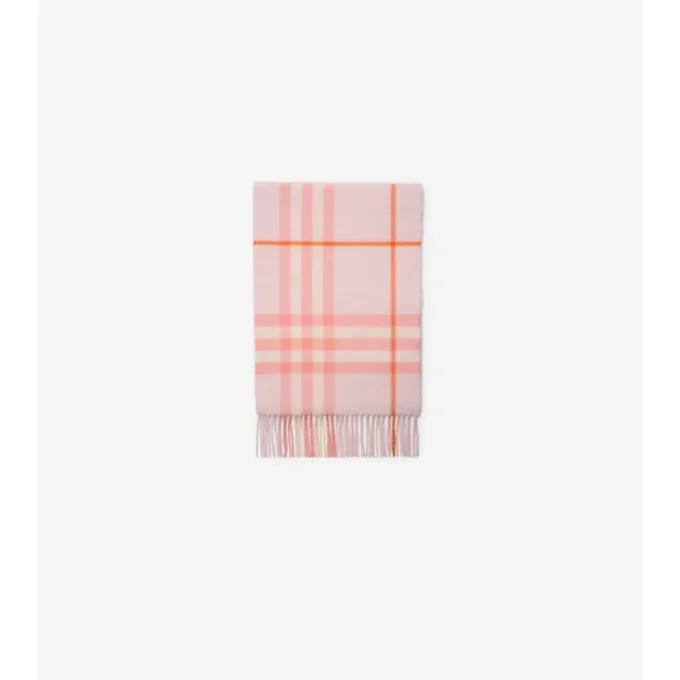 Check Cashmere Scarf