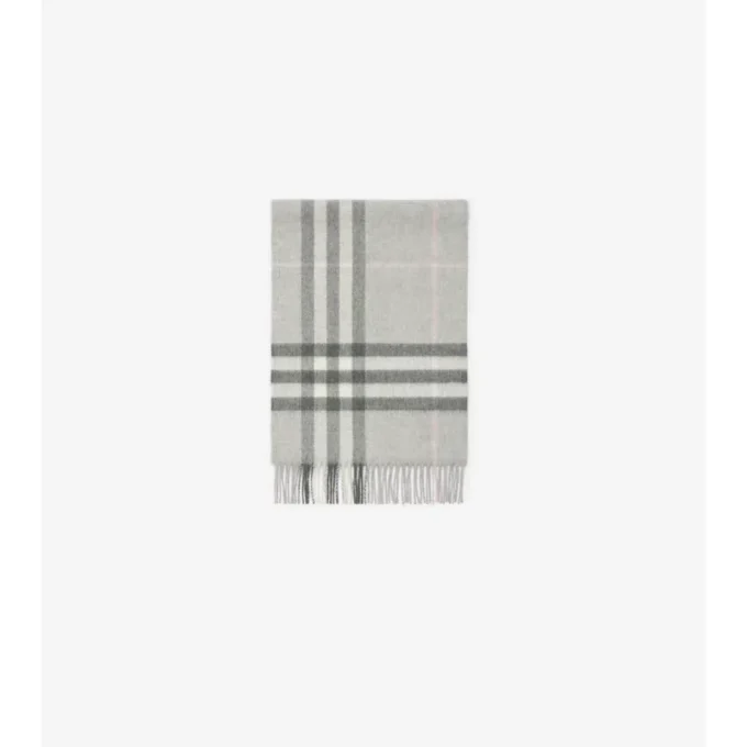Check Cashmere Scarf