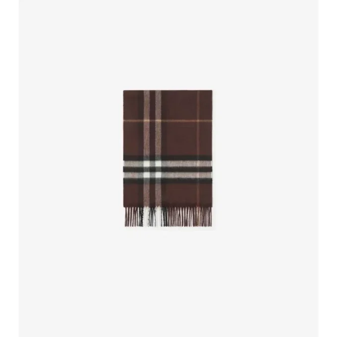 Check Cashmere Scarf