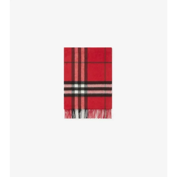Check Cashmere Scarf