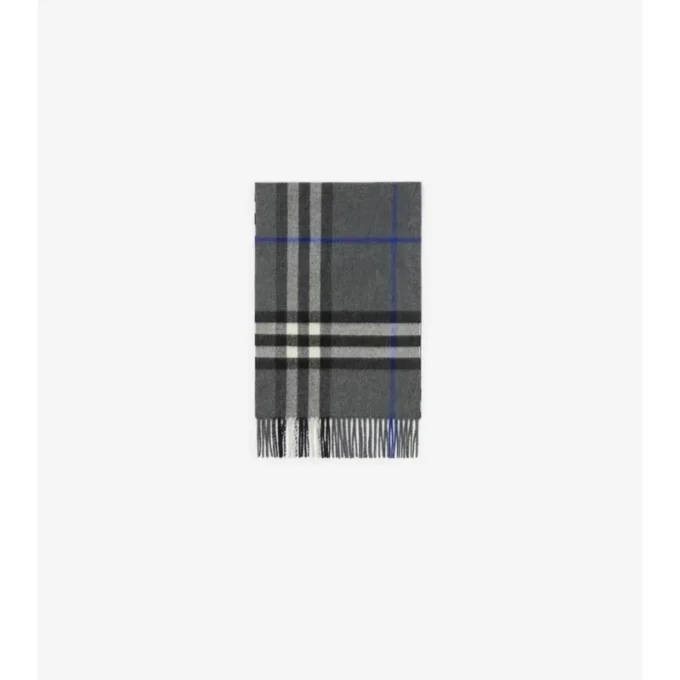 Check Cashmere Scarf