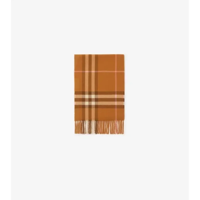 Check Cashmere Scarf