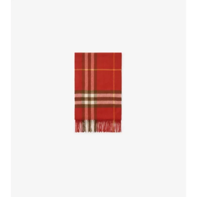 Check Cashmere Scarf