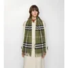 Check Cashmere Scarf