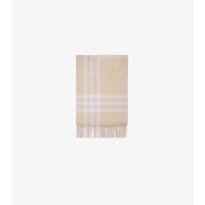 Check Cashmere Scarf
