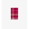 Check Cashmere Scarf