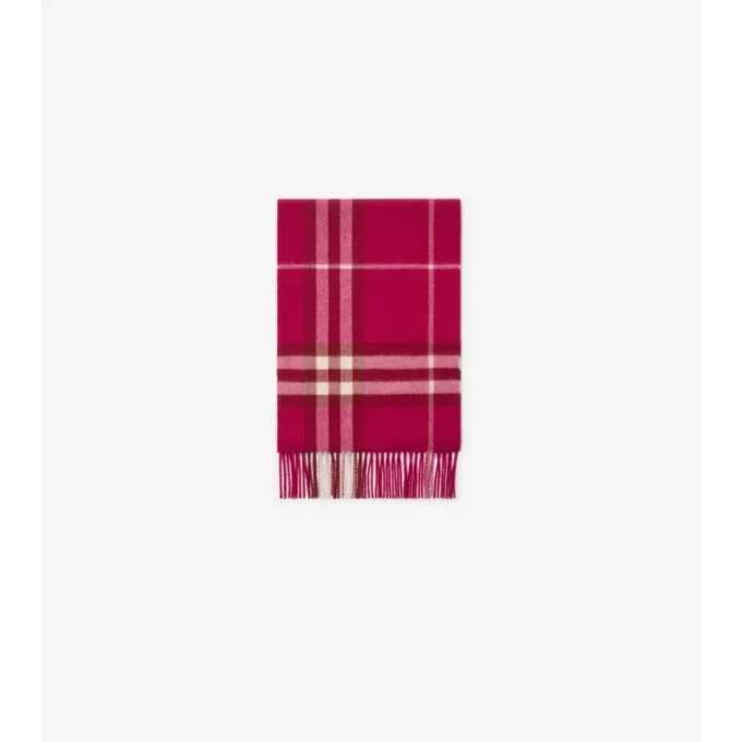 Check Cashmere Scarf