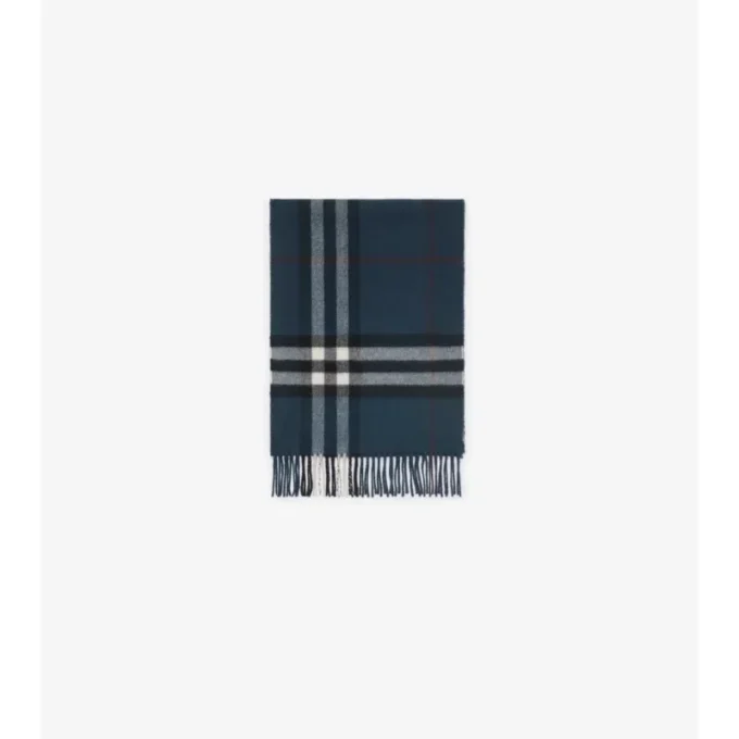 Check Cashmere Scarf